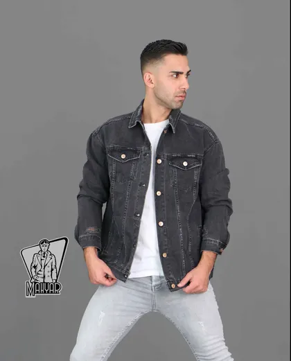 کت جین طوسی تیره DENIM