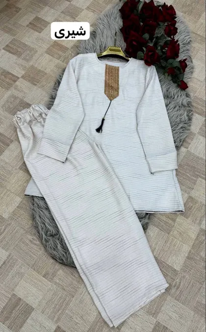 تونیک شلوار مژگان