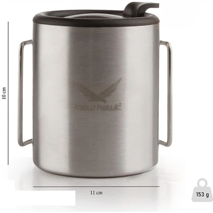 لیوان کمپینگ اسنوهاک Snow Hawk مدل SN-M1 استیل دو جداره