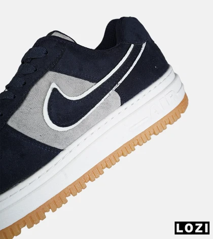 کفش مردانه و زنانه سرمه ای طوسی NIKE AIR FORCE مدل 8829