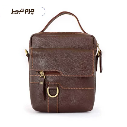 کیف دوشی چرم مدل جیب BRJ30