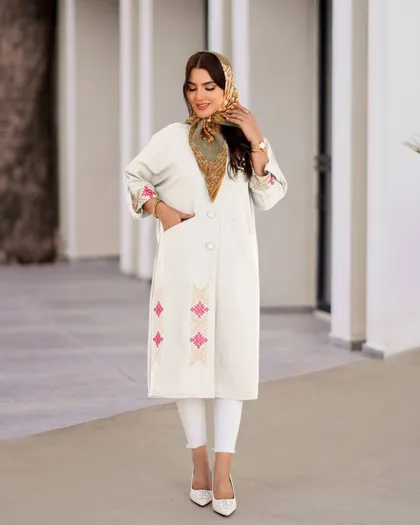 مانتو گل شان کد 3117
