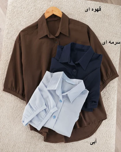 شومیز لینن پاناما کد 29279
