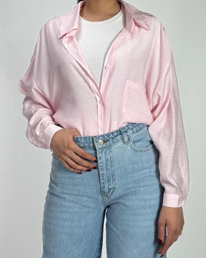 شومیز شیشه ای طرح دار کد 500532