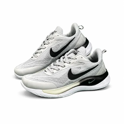 کفش کتانی مردانه مدل نایکی طوسی مشکی NIKE New
