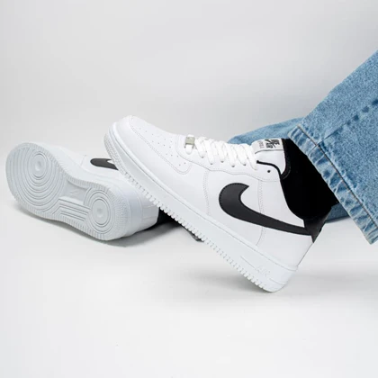 کفش کتانی اسپرت مردانه رنگ سفید مدل نایک NIKE AIR FORCE