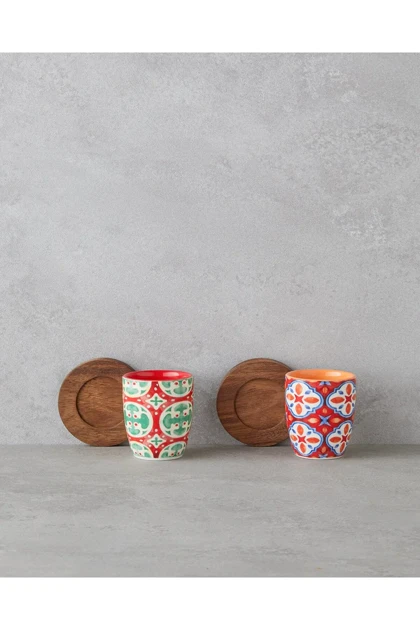 فنجان 4 نفره English Home مدل Sorrel Stoneware استون‌ور - چندرنگ