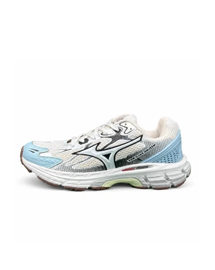 کفش کتانی بزرگ پا (کیفیتاورجینال) مدل سفید آبی2 Mizuno