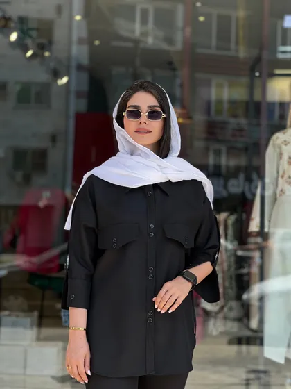 مانتو لینن شانتون کوک و دوک کد 436