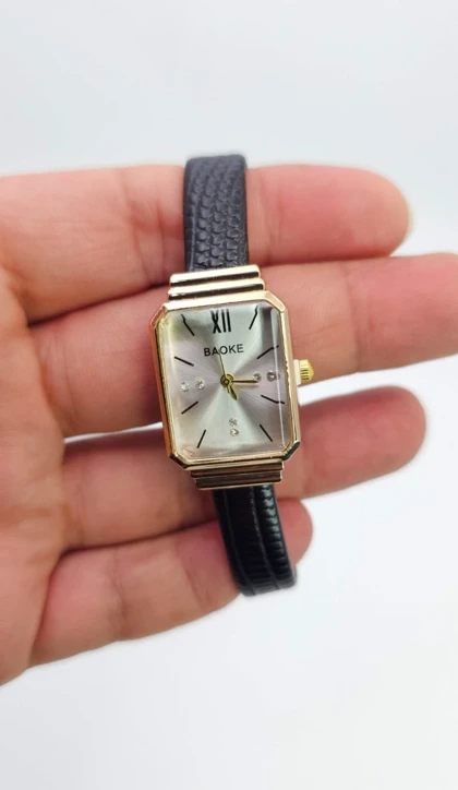 ساعت مچی زنانه باوک BAOKE بند چرمی ، اسپرت و روزمره با جعبه کادویی