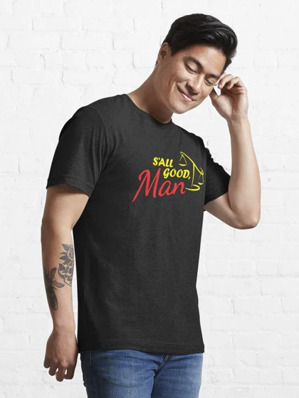 تیشرت لانگ پسرانه better call saul طرح S'all Good, Man Essential T-Shirt کد 194246