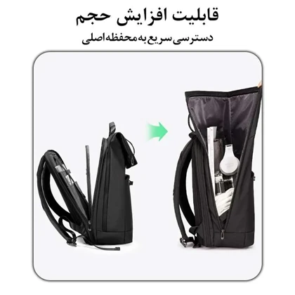 کوله پشتی مسافرتی لپ تاپ 15.6 اینچ اورجینال بنج BANGE 2888