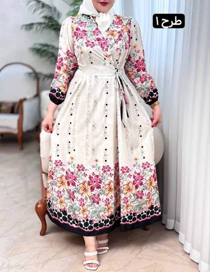 پیراهن بلند سوگل 3175