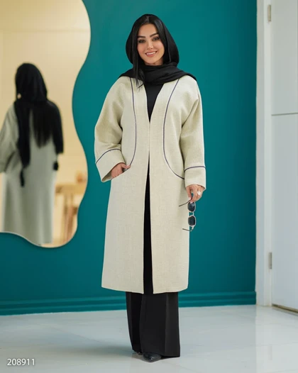 مانتو زنانه مدل بردین کد 2089