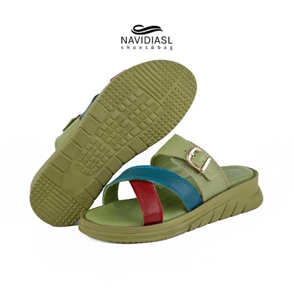 صندل زنانه چرم طبی کد 1004004