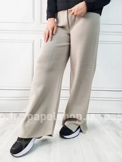 شلوار بگ کمرکش ریزبافت