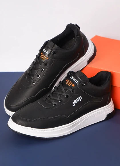 کفش اسپرت مردانه مشکی مدل jeep