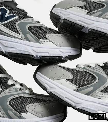 کفش کتانی مردانه و زنانه طوسی خاکستری NEW BALANCE 530