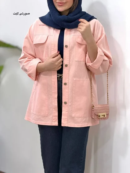 مانتو کتان کاغذی آیسو شارلوت