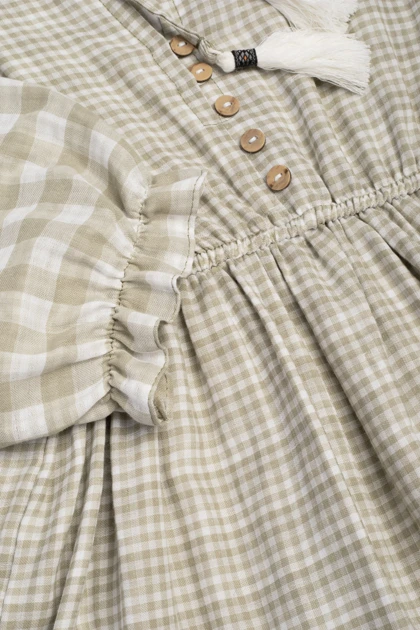 پیراهن لینن - 9116