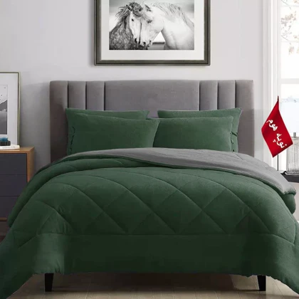 روتختی مینیمال کتان مخمل طرح لوزی