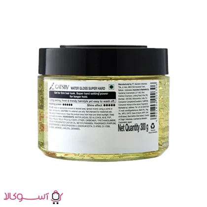 ژل مو گتسبی واتر گلاس مدل super hard 5 حجم 300 میل