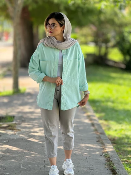 کتان رنگی منگو