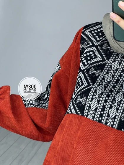 پیراهن مانتویی آتریسا