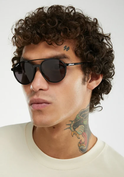 عینک آفتابی دی فرانکلین مدل D.franklin America Round Black / Black