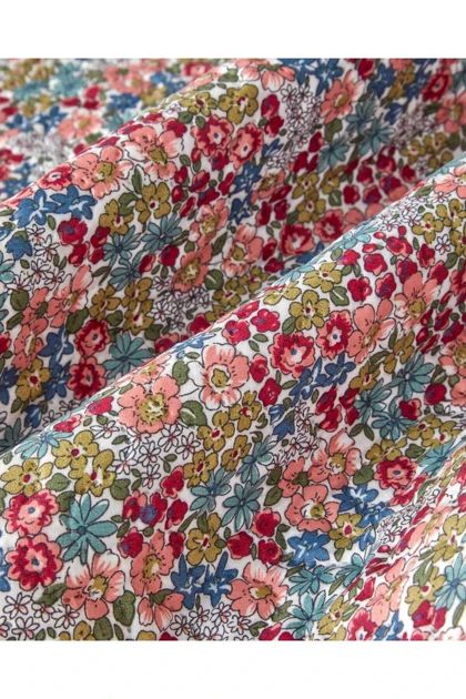 روتختی یک نفره English Home مدل Cherry Plaid پنبه‌ای - سرخابی