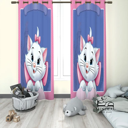 پرده کودک طرح پیشی مدل W5090