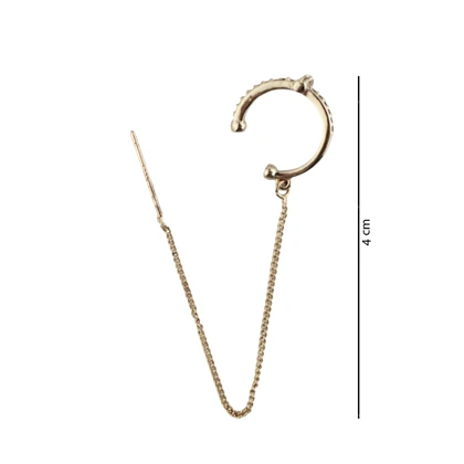 گوشواره زنانه بخیه ای مدل حلقه‌ای