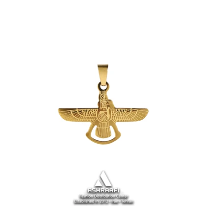 آویز طلایی فروهر Faravahar Pendant G01
