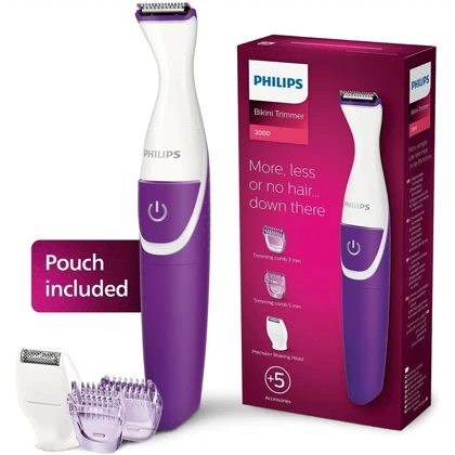 ماشین اصلاح بیکینی فیلیپس Philips مدل BRT383/15 باتری خور