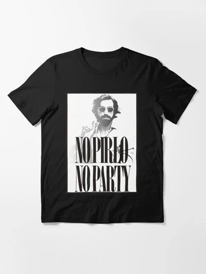 تیشرت ورزشی یونتوس | تیشرت Juventus F.C طرح No Pirlo No Party کد 148150