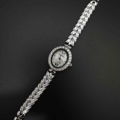 ساعت مچی زنانه چنل Chanel رنگ ثابت استیل316 با موتور کوارتز ژاپن کد 5