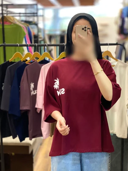 تیشرت قواره دار سان-2491