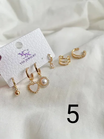 گوشواره پک 6 عددی