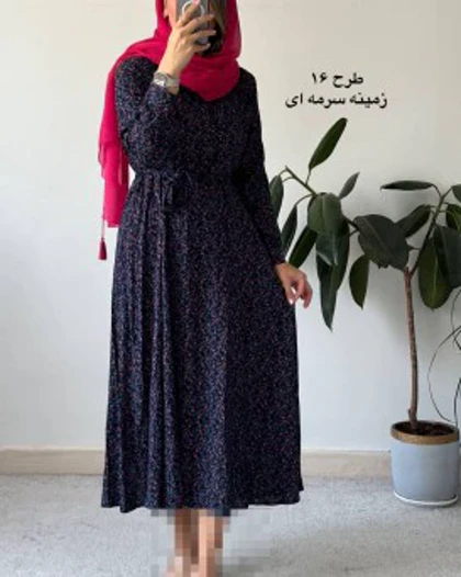 پیراهن ساحلی گل دخت 2