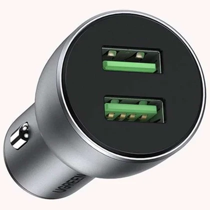 شارژر فندکی فست شارژ ماشین 36 وات یوگرین ugreen CD213 10144