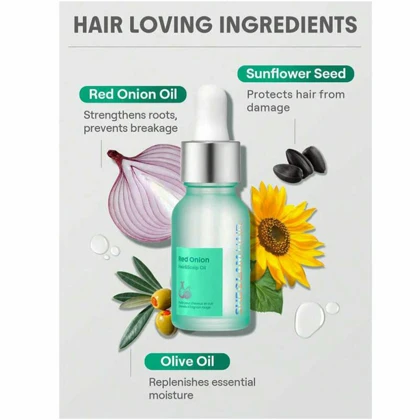 روغن پیاز قرمز مو و پوست سر شیگلم (SHEGLAM)