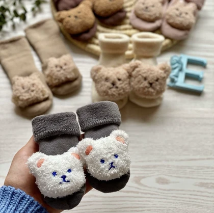 جوراب بچگانه حوله ای وارداتی