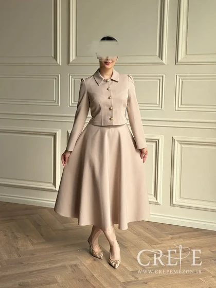 کت و دامن کرپ