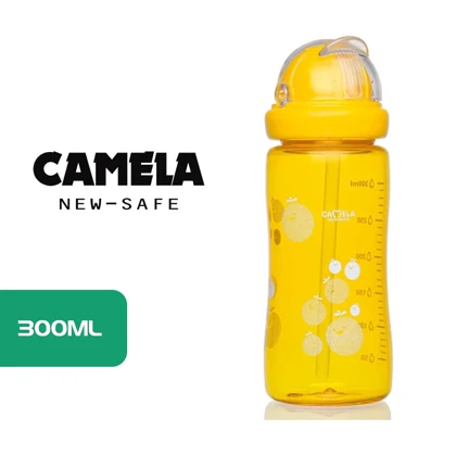 قمقمه بچگانه طرح اسپرت دارای نی و درپوش – حجم 300 میلی‌لیتر