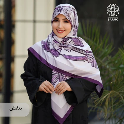 روسری ابریشم کجراه پاپیون