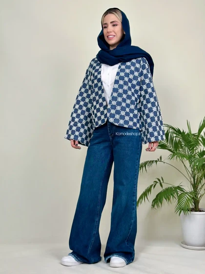کت جین زنانه گلدوزی شده مدل تانیا