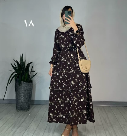 پیراهن مانتویی شکوفه 5