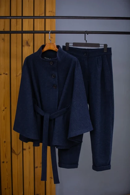 پالتو فوتر پانچ یقه ایستاده