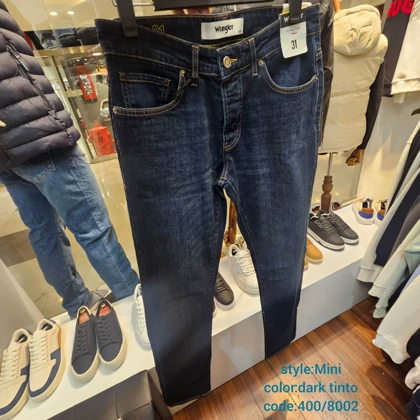 شلوارجین راسته مینی طرح رانگلر