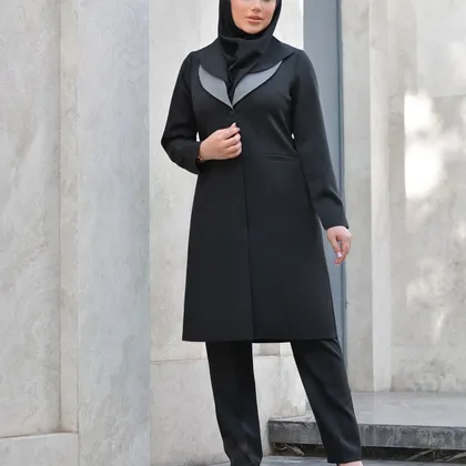 مانتو شلوار اداری رسمی مدل تیسا کد 75652